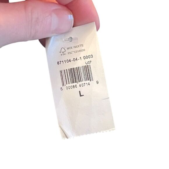 NWT! Gap navy crinkle gauze midi dress. Size large - Picture 4 of 9